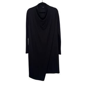 COS | Dresses | Cos Volume Sleeve Midi Shirtdress Black 342 | Poshmark
